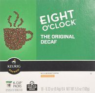 Eight O'Clock Coffee Original Decaf Coffee - 18 ct N3
