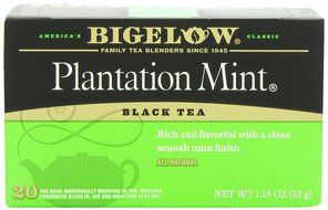 Bigelow Plantation Mint Tea, 20-Count Boxes (Pack of 6) N3