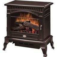 Bronze Electric Flame Traditional Stove Includes Remote Control