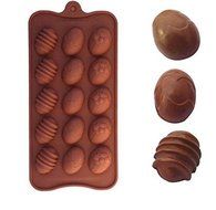 Easter Egg Design Cake Cookie Chocolate Silicone Gel Mold Cake Mould Baking Tray Cake Decoration