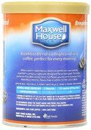 Maxwell House Ground Coffee Canister, Wake Up Roast, 30.65 Ounce N13