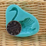3D Silicone Mold Swan Fondant Mould For Candy Chocolate Cake N6