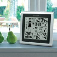 La Crosse Technology 308-1451 Atomic Forecast Station with Fisherman Icon, In/Out Temperature, Humidity, Barometer...