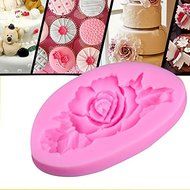 Eastlion Mini Cute DIY Big Flower Cake and Chocolate Decorating Fondant Silicone Sugar Craft Mold(Big Flower) N5