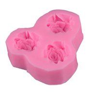 Eastlion Mini Cute DIY Big Flower Cake and Chocolate Decorating Fondant Silicone Sugar Craft Mold(Big Flower) N6