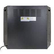 AKDY Freestanding 6 Setting LED Backlight Buttons Temperature Control Adjustable Remote Electric Fireplace Heater... N6