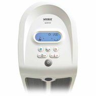 Dual System Tower UltraSlimline Heater Fan, Double Grill Design, LCD Readout, 1450 RPM, Super Conductive Heating... N2