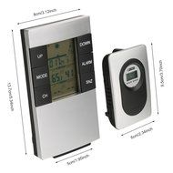 Eshion Wireless Connection Indoor Outdoor Humidity Temperature Clock Weather Station N8