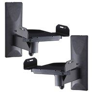 VideoSecu One Pair of Side Clamping Speaker Mounting Bracket with Tilt and Swivel for Large Surrounding Sound...