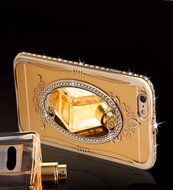 iPhone 7 Case,Inspirationc [Secret Garden] Rose Gold and White PC Plating Clear Shiny Cover Series for Apple iPhone... N3