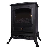 Bestmart INC Free Standing 1500W Portable Electric Fireplace Firebox Stove with Heater N6