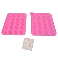 20 Cup Tasty Cake PopSilicone Mold Tray Easy Instant Baking Flex Pan