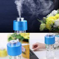 Polytree Mini USB Night-light Portable Air Mist Humidifier with Cover for Bedroom Office (Blue) N14