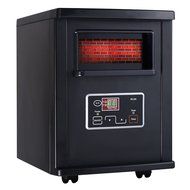 Giantex 1800 Sq. Ft Electric Portable Infrared Quartz Space Heater Remote Black N7