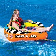 WOW World of Watersports, 16-1060, Mojo 1 or 2 Person Towable Tube, Front and Back Tow Points N4