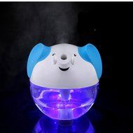 230ML Ultrasonic Mist Air Humidifier for Office Home Car Cute Pig Shape USB Light Purifier 4.293.943.82 Inch N6