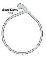 OHD Replacement Weatherseal P-Bulb Bottom Weather Seal Fits Overhead Door Models by OHD Replacement Weatherseal