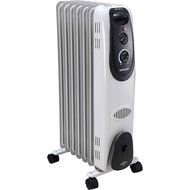 Pelonis Ultra Quite Safe Heat 1500W Electric Oil Filled Radiator Heater with Adjustable Thermostat and FREE Air...