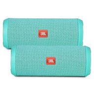 JBL Flip 3 Portable Wireless Bluetooth Speaker Pair (Teal) N8