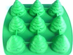 Christmas Tree Shaped Silicone Cake Chocolate Baking Mold Tools Muffin N4