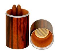 Brizard &amp; Co. Cylinder Exotic Ebony Cigar Humidors