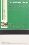 Eight O'Clock Coffee Original Decaf Coffee - 18 ct N5