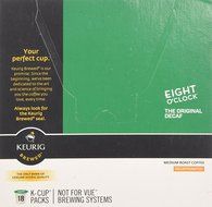 Eight O'Clock Coffee Original Decaf Coffee - 18 ct N6