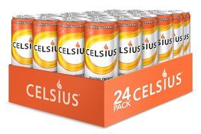 Celsius Green Tea, Peach Mango, 12 Ounce (Pack of 12) N95