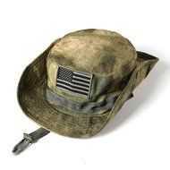 MassMall Military Tactical Head Wear/Boonie Hat Cap with USA Patch For Wargame,Sports,Fishing &amp;Outdoor Activties...