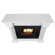 Real Flame Verona Ventless Gel Fireplace White N6