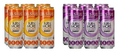 Celsius Green Tea, Peach Mango, 12 Ounce (Pack of 12) N104
