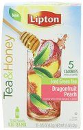 Lipton To Go Stix Iced Green Tea Mix, Tea and Honey, Blackberry Pomegranate, 10Count (Pack of 12) N17