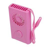 Coper Portable Handheld Mini Air Conditioner Cooler Fan Battery (Pink)