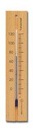 Analog Wall Thermometer Beechwood 7.8 inch Fahrenheit Temperature Scale (Walnut Finish) N3