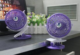 [Update Version with 6.5 Ft Micro Charging Cable] Glovion Baby Clip Stroller Fan - USB Rechargeable Portable Fan...