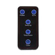 Homegear 1500 SqFt Infrared Electric Portable Space Heater Black +Remote Control N5