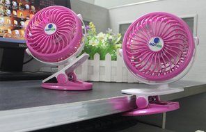 [Update Version with 6.5 Ft Micro Charging Cable] Glovion Baby Clip Stroller Fan - USB Rechargeable Portable Fan... N4