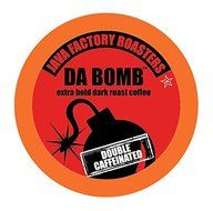 Java Factory Single Cup Coffee for Keurig K Cup Brewers, Da Bomb Extra Bold Double Caffeinated, 40 Count N2