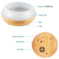 AromaLife 300ml Ultrasonic Aromatherapy Essential Oil Diffuser Cool Aroma Mist Humidifier with LED Light for Home... N15