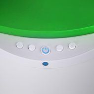 Samergy Bladeless Fan - 14 Inch - With LED Light &amp; Remote (Green White)