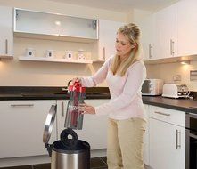 Dirt Devil Breeze Cyclonic Bagless Upright Vacuum, UD70105 - Corded N9