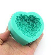 HuntGold Soft Heart-shaped Bouquets of Roses Turn Sugar Cake Mold Safe Silicone Utensils