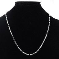 1PC Fashion Stainless Steel Box Chain Polishing Necklace 51.5cm