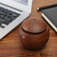 Vintage USB Essential Oil Aroma Diffuser Ultrasonic Humidifier Air Purifier Mist Atomizer - Brown Wooden Grain... N13