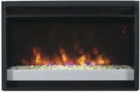 ClassicFlame 26EF031GPG-201 26" Contemporary Electric Fireplace Insert with Safer Plug N2