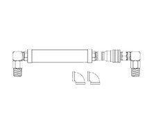 T&amp;S Brass HG-4C-36S Gas Hose with Quick Disconnect, 1/2-Inch Npt, 36-Inch Long and Swivelink Fittings by T&amp;S Brass