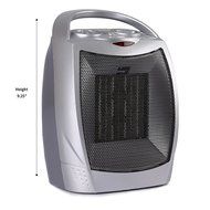 Homall PTC-905 ceramic Tabletop/Floor fan heater with adjustable thermostat (Carry handle)