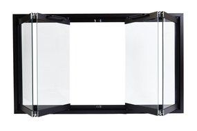 Superior Bi-Fold Glass Fireplace Door, Easy to Install, Stop Annoying Drafts and Lower Your Heating Bill (Fits... N5