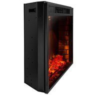AKDY Freestanding 6 Setting LED Backlight Buttons Temperature Control Adjustable Remote Electric Fireplace Heater... N8