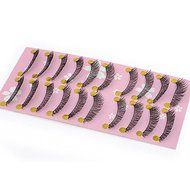 10Pairs Makeup Handmade Long Thick Cross False Eyelashes Eye Lashes New